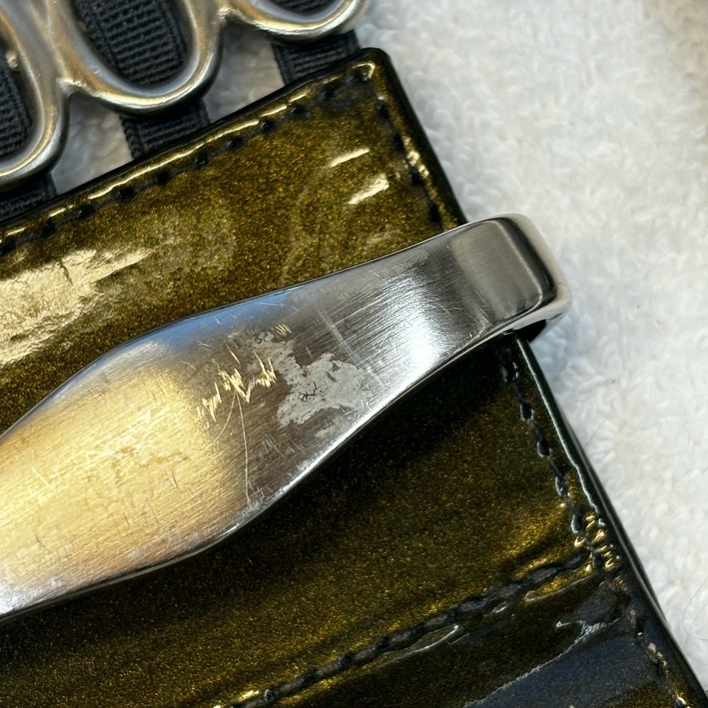 Suzi Roher Black and Silver Belt - Picture 12 of 12